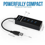 4 In 1 2.0 3.0 USB HUB Splitter High Speed Multi Splitter USB Adapter Expander Cable For Desktop PC Laptop Adapter USB HUB - SJB-DIAMOND ELITES