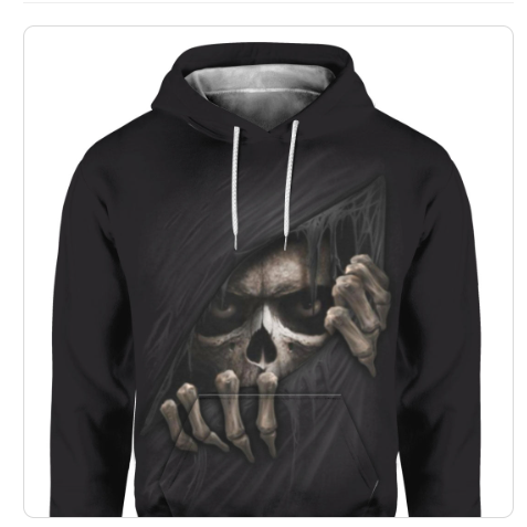 3D Motion Men's Clothing Print Hooded Casual Sweatshirt Pi-Mart