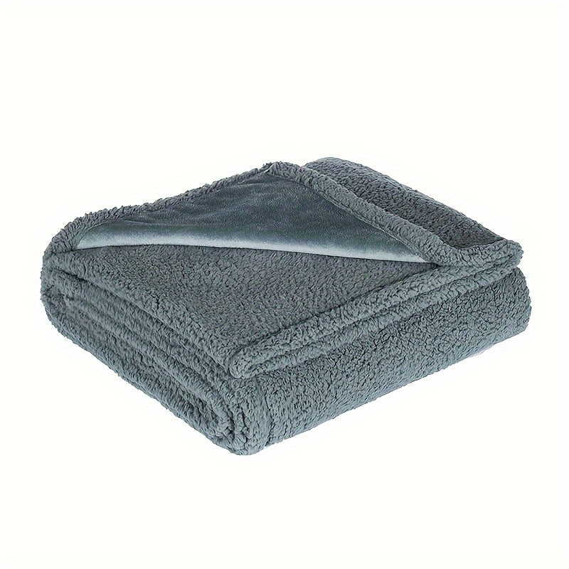 Ultimate Pet Pal Blanket - Soft, Stain-Resistant, Reversible Sherpa Fleece Furniture Protector with Machine Washable, Waterproof Polyester Fabric for Extra Small to Large Dogs and Cats - Easy Care, Durable, and Cozy Companion Lootquake LLC