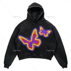 Punk Wind Ninja Printed Hoodies Pi-Mart