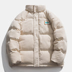 Fashionable All-match Thick Stand-up Collar Padded Jacket