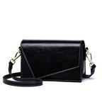 Genuine leather women's messenger bags geometric shape small square bag shoulder purse crossbody - SJB-DIAMOND ELITES