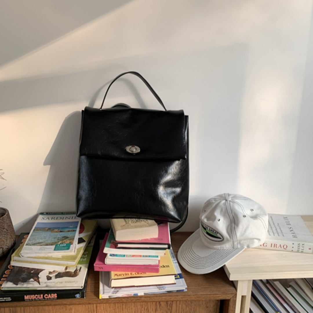 Big backpack female, autumn and winter silver large capacity backpack purse, commuter versatile college backpack - SJB-DIAMOND ELITES