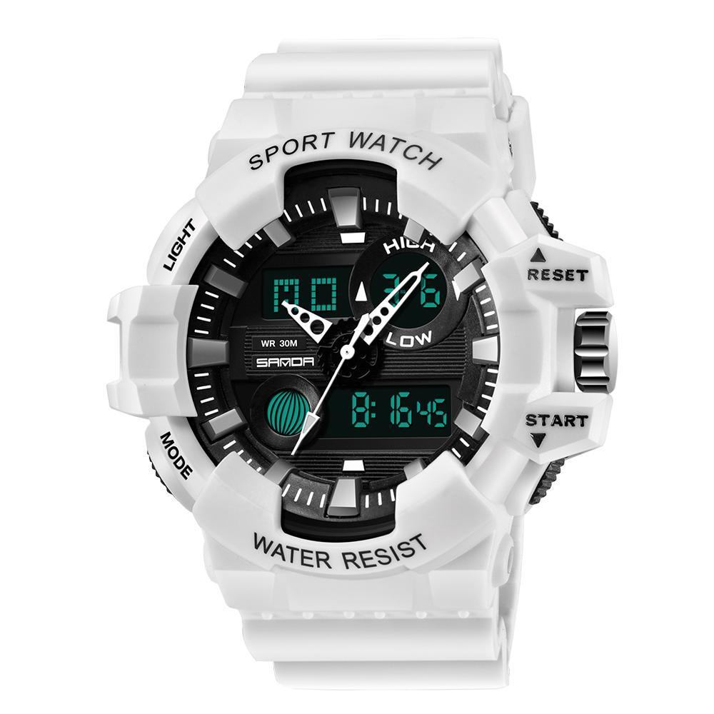 Sport Men Watches White G style Watch In LED Digital Style Waterproof 30M Casual Luxury Elegant Style  Relogios masculino - SJB-DIAMOND ELITES