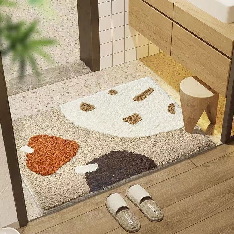 Abstract Carpet Bathroom Absorbent Non-slip Floor Mat Pi-Mart