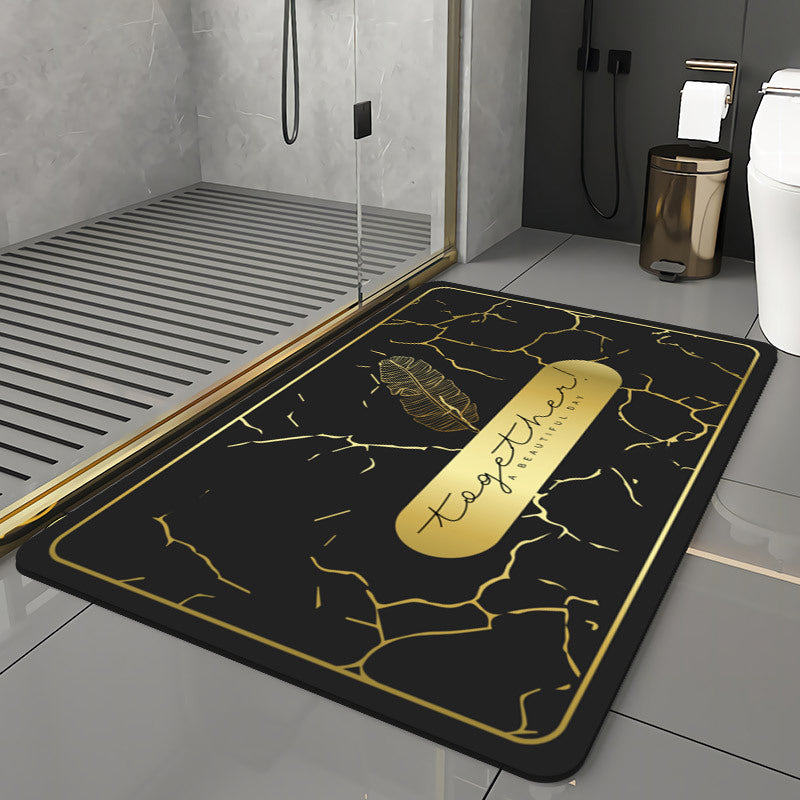 Soft Diatom Mud Bathroom Absorbent Mat Anti Slip Pi-Mart