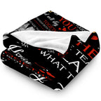 1pc Envelope Printed Flannel Blanket, To My Wife From Husband Blanket For All Season, Warm Cozy Soft Throw Blanket Nap Blanket For Couch Bed Sofa Office Camping Travel Home Decor, Holiday Gift Blanket For Wife Lootquake LLC