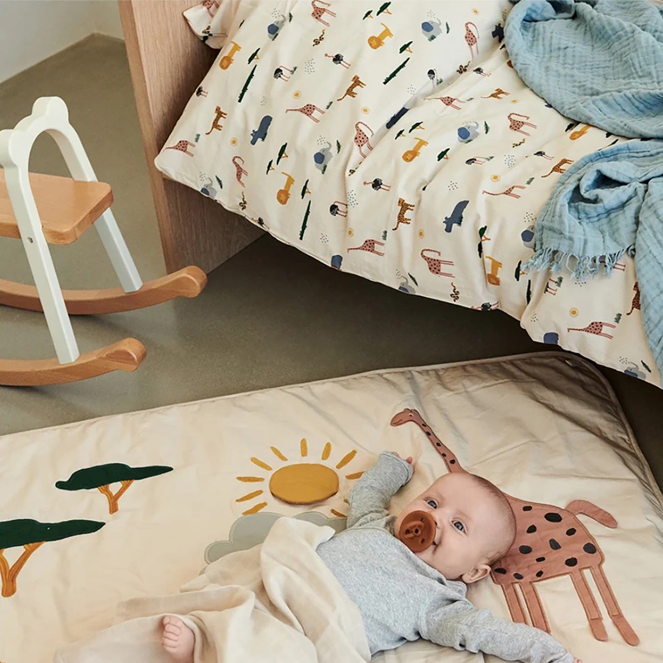 Cute Cartoon Quilt Cover And Pillowcase 2 Piece Set Pi-Mart