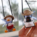 Cool Knit Cap Duck Car Pendant - SJB-DIAMOND ELITES