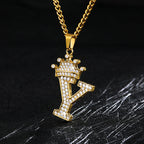 Zircon Alphabet Necklace - SJB-DIAMOND ELITES