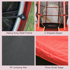 5FT Kids Trampoline with Enclosure Net for Age 3 to 6 Years Pi-Mart