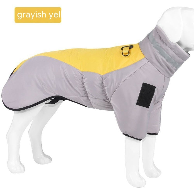New Winter Dog Coat Waterproof Pet Clothes For Medum Large Dogs Warm Thicken Dog Vest Custome Labrador Jacket Pi-Mart