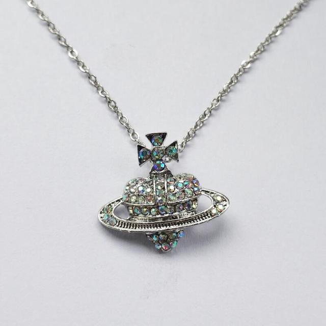 Classic Cross Heart Annulus Necklace Pi-Mart