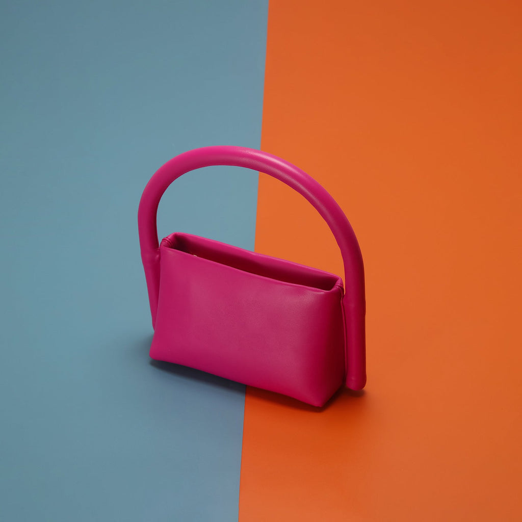 Small Number Single Shoulder Handbag With Cylindrical Handle Pi-Mart