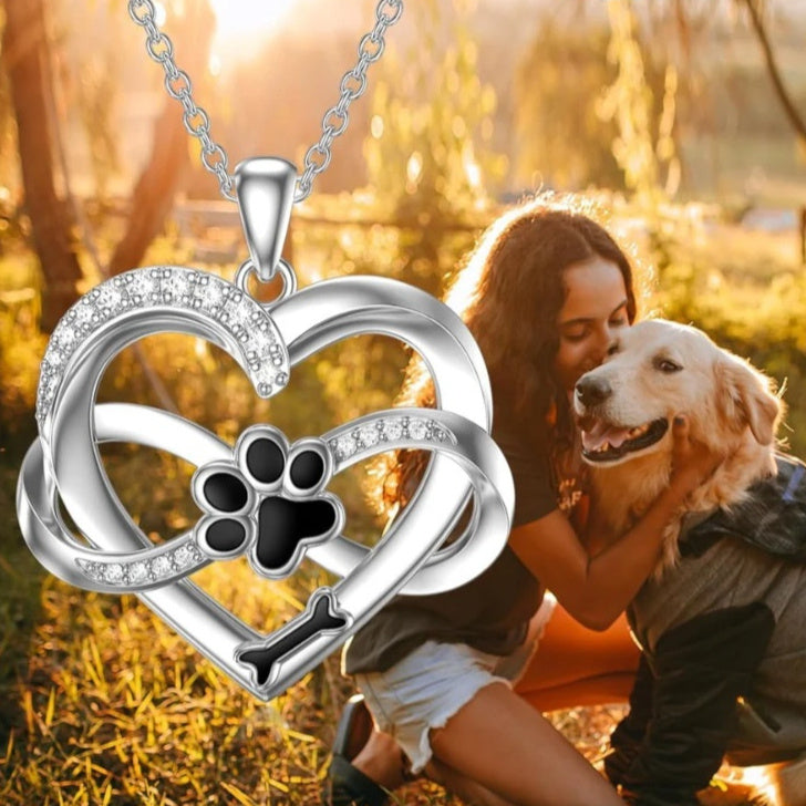 Creative Animal Paw Print Personalized All-match Necklace Pi-Mart
