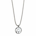 S925 Sterling Silver Bear Retro Necklace Women Pi-Mart