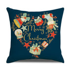 Santa Printed Cushion Sofa Cushion Home Furnishing Pi-Mart