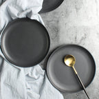 Nordic Ceramic Rice Bowl Steak Plate Deep  Household Tableware Dish Set Pi-Mart