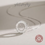 Sparkling Clear Round Necklace