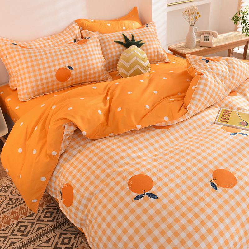 Pillowcase Bed Cover Set Sets Bedding Bedsheet Quilt Duvet Pi-Mart