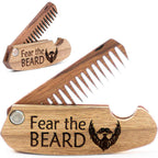 Wooden Beard Comb – Fear the Beard - SJB-DIAMOND ELITES
