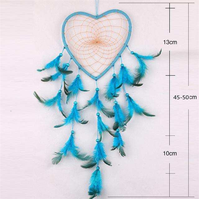 Feather Crafts Dream Catcher Brown Wind Chimes Handmade Christmas Net Handmade Wall Hanging Home Decor Dream Catcher With Feathers For Wall Hanging Car Home Balcony Decorations Stevvex