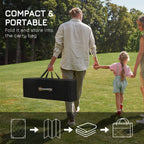 Reversible Outdoor Rug Carpet RV Camping Rugs with Carry Bag Pi-Mart