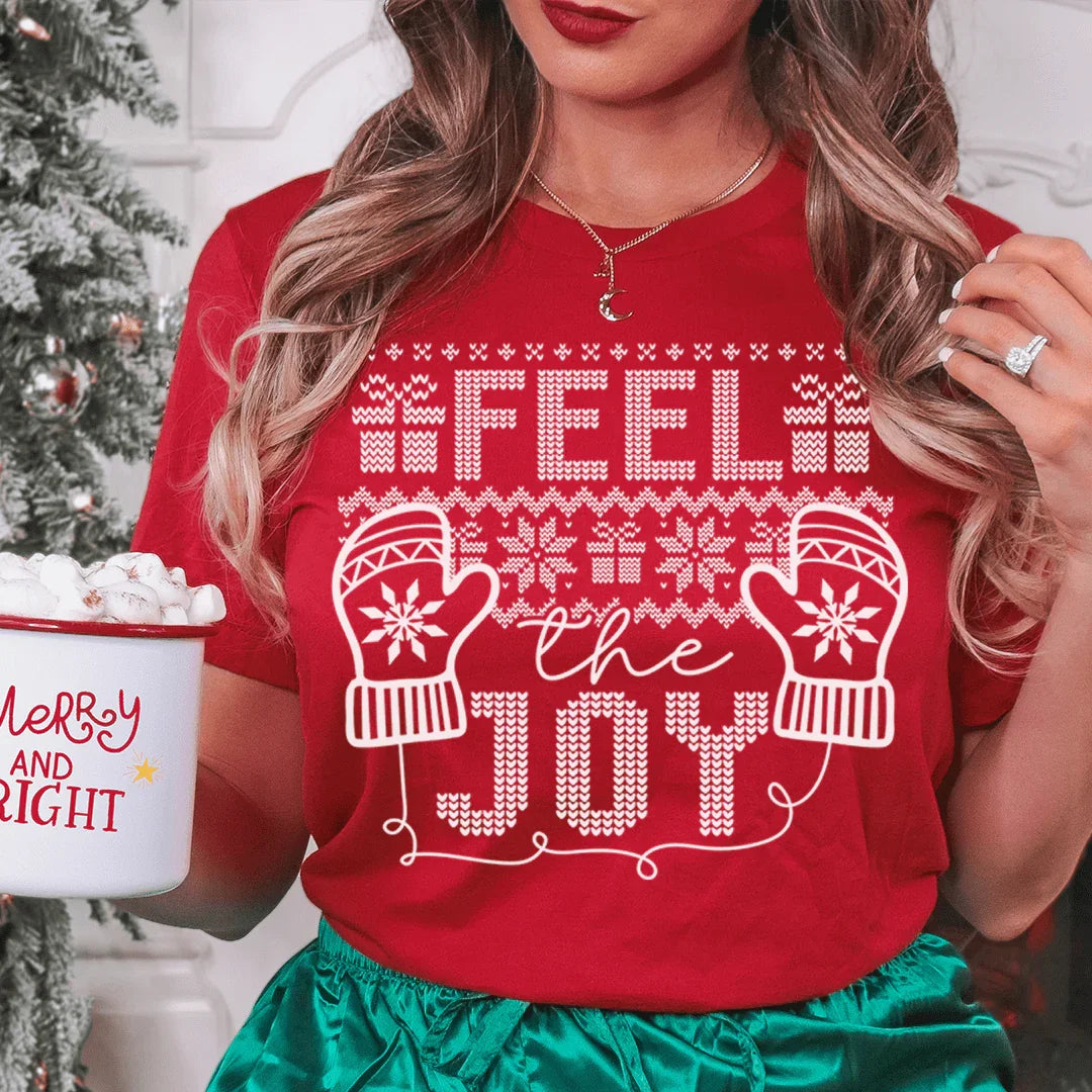 Feel The Joy Tee Peachy Sunday