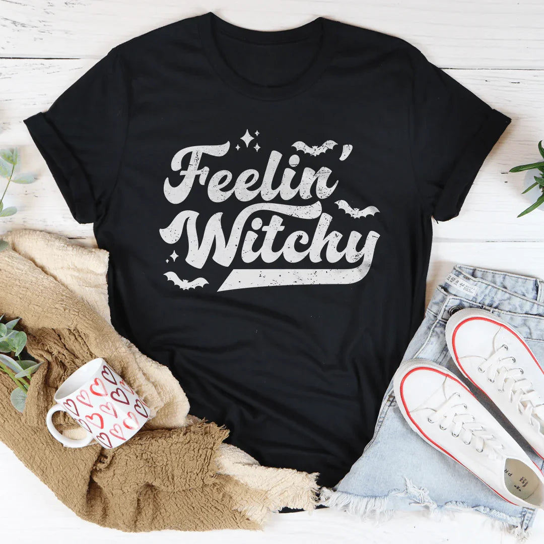 Feelin Witchy Tee Peachy Sunday