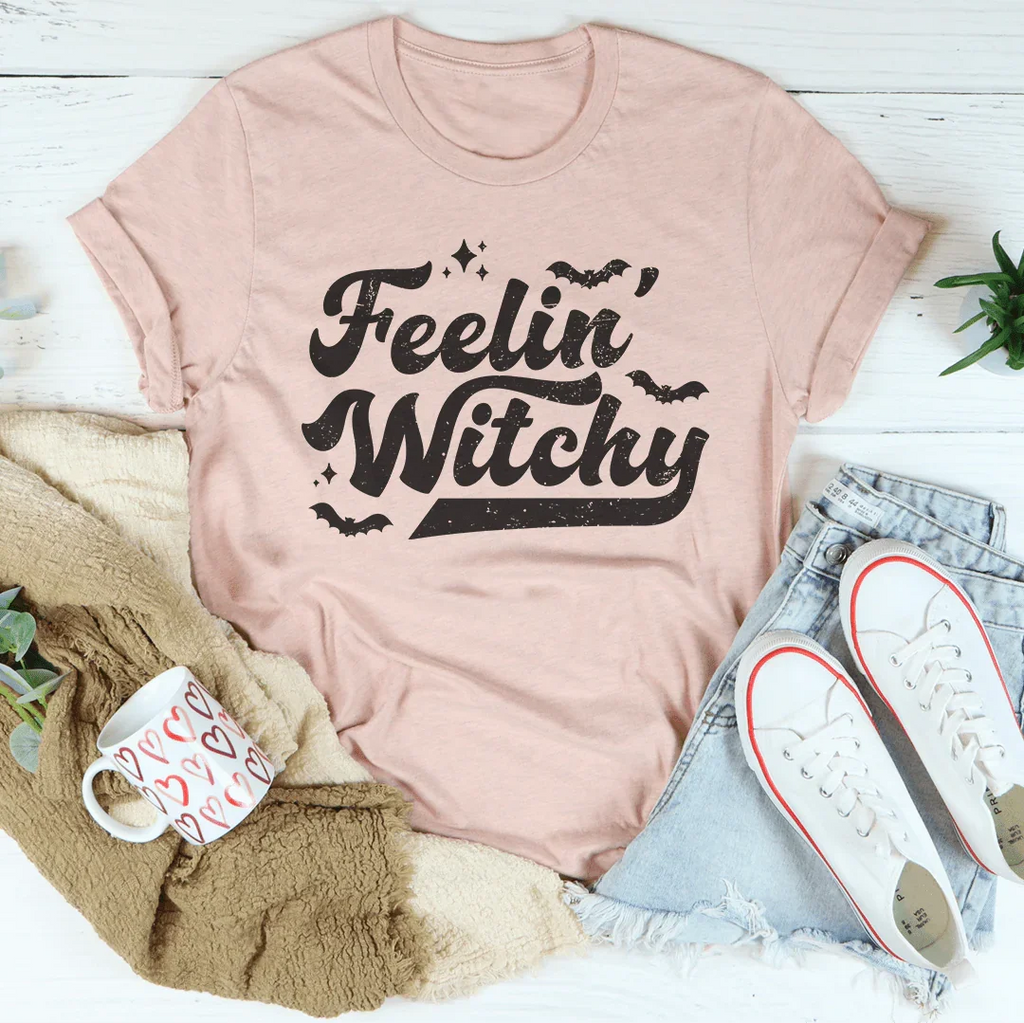Feelin Witchy Tee Peachy Sunday