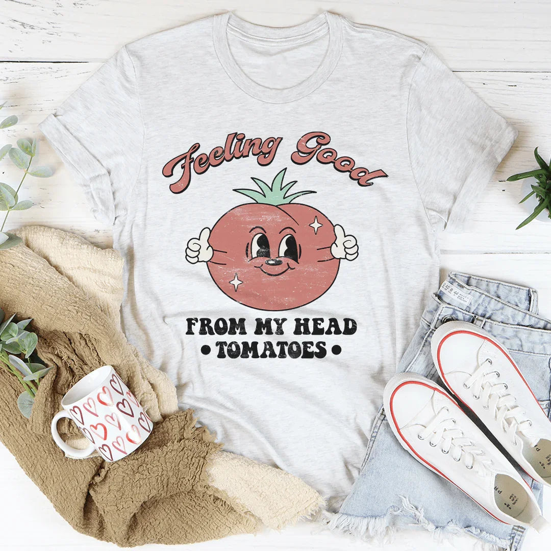 Feeling Good Tee Peachy Sunday