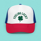 Feeling Lucky Trucker Hat Peachy Sunday
