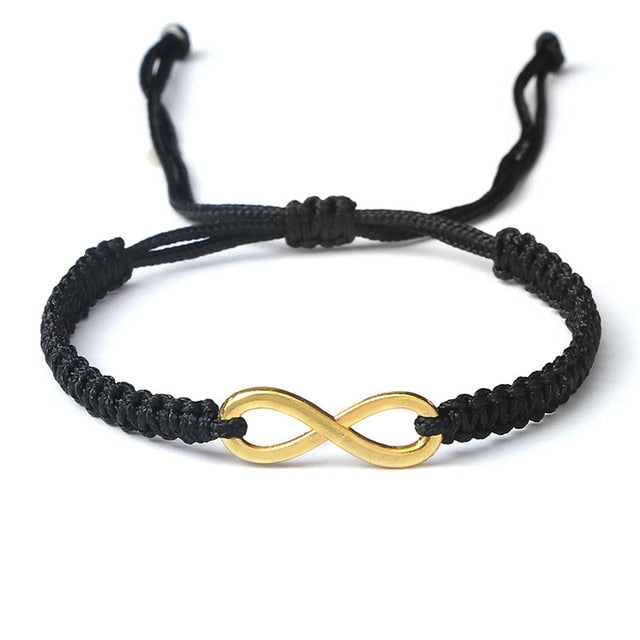 Infinity Charm Couple Bracelet Pi-Mart
