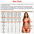 Female Swimsuit High Waist Bikini Women High Waist Swimsuits Triangle Bathing Suit V Neck Two Piece Bikini Sets Women Swimwear Two-pieces Bikini Set Ribbed Bather Bathing Suit Swim Stevvex