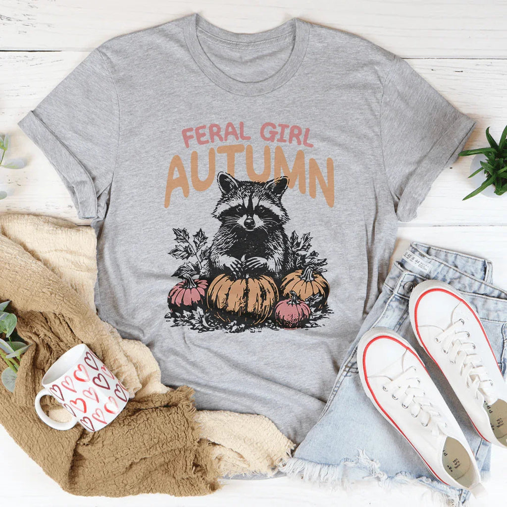 Feral Girl Autumn Tee Peachy Sunday
