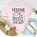Festive As F-ck Tee Peachy Sunday