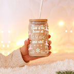 Festive 17oz Holiday Travel Mug Pastel Reindeer Snowflake Candy Cane Cup BandsCo Straps