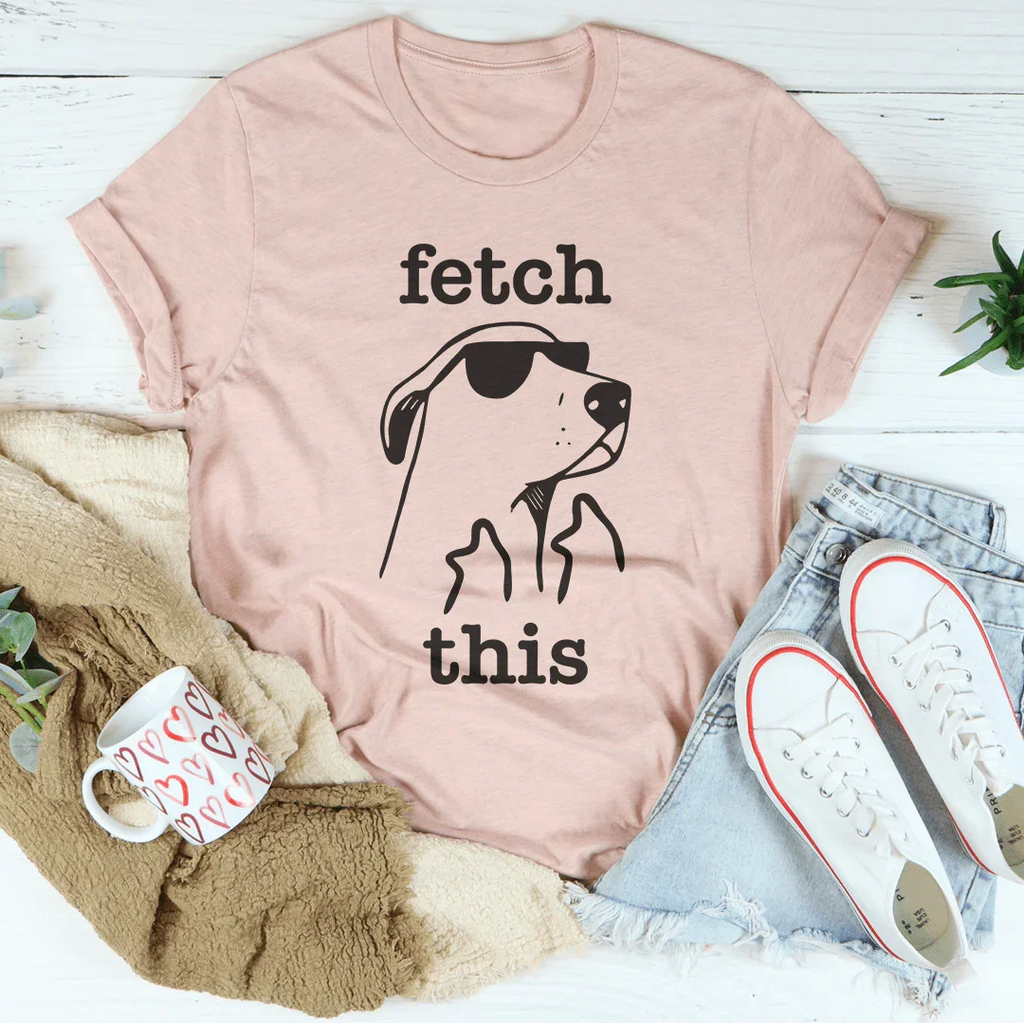 Fetch This Tee Peachy Sunday