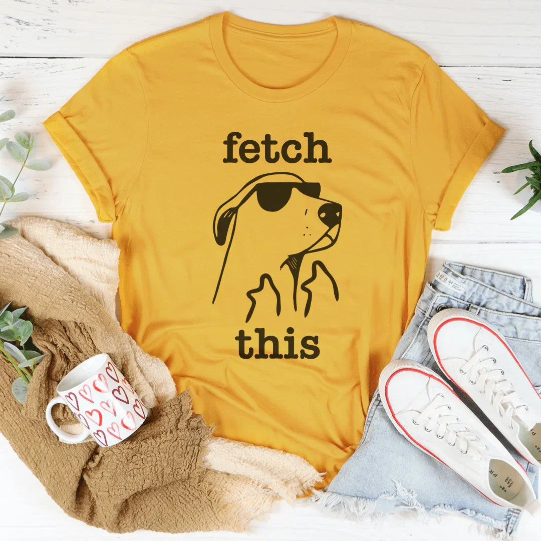 Fetch This Tee Peachy Sunday
