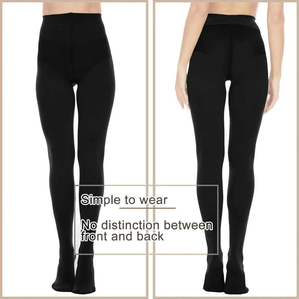 2pack 80d Opaque Black Tights For Women - SJB-DIAMOND ELITES