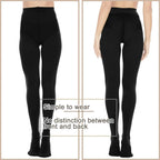 2pack 80d Opaque Black Tights For Women - SJB-DIAMOND ELITES