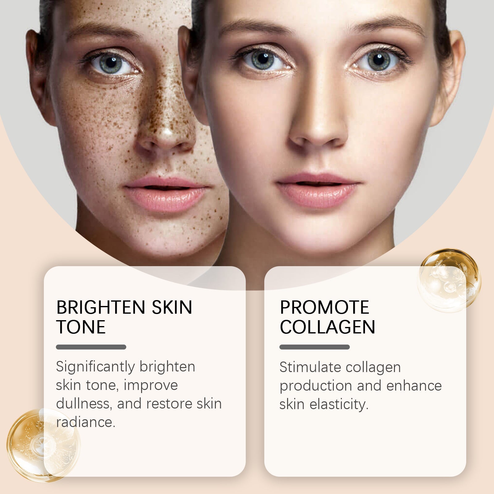 West&Month Vitamin C Brightening Serum Nourishes And Moisturizes Dull And Clear Facial Skin Lootquake LLC