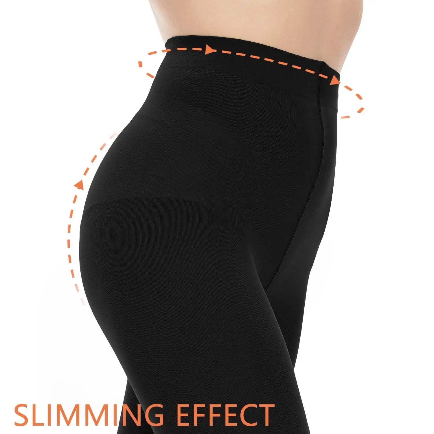 2pack 80d Opaque Black Tights For Women - SJB-DIAMOND ELITES