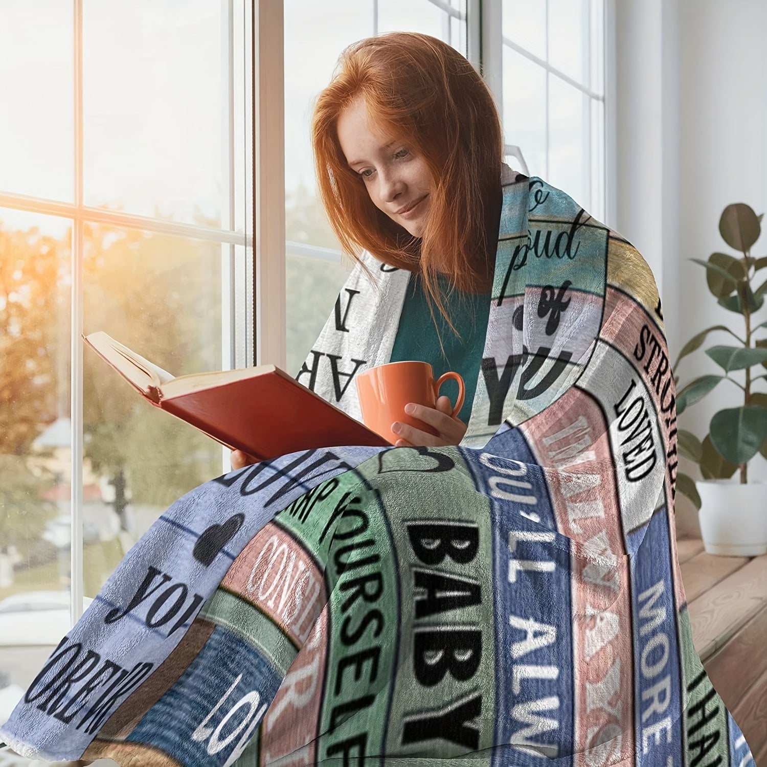 1pc Personalized "To My Daughter" Blanket - Soft, Cozy, and Warm Throw for Sofa, Office, Bed, and Travel - Unique Birthday Gift for Daughters Lootquake LLC