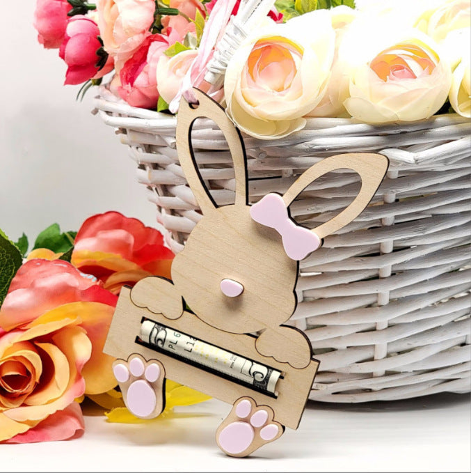 Easter Bunny Suit Cash Gift Pendant Pi-Mart