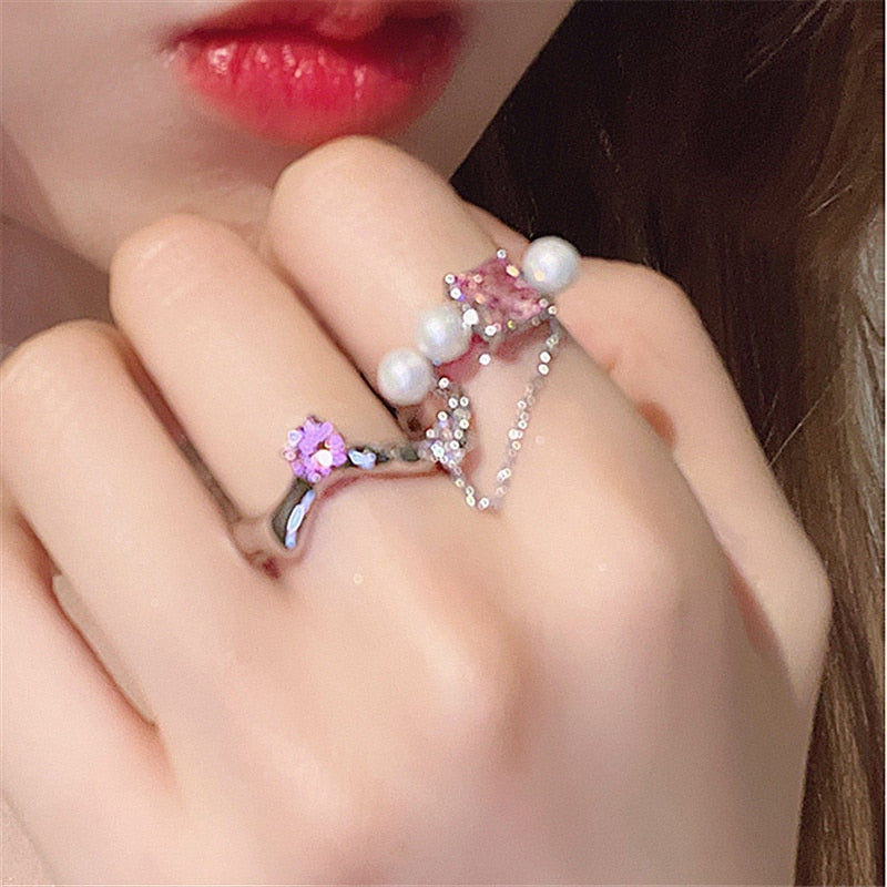 Trendy Metal Geometric Ring Pi-Mart