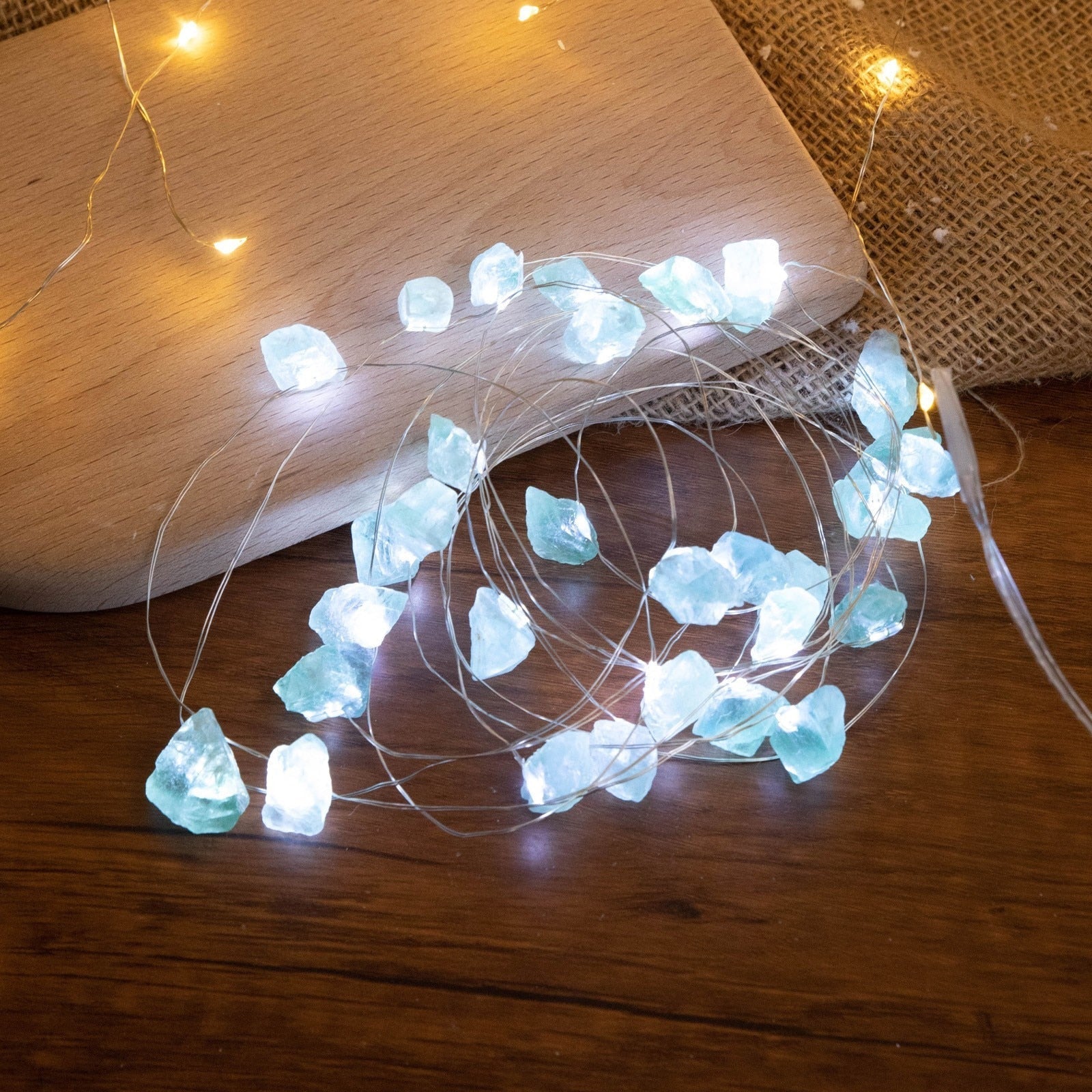 Green Crystal Stone Lamp - SJB-DIAMOND ELITES