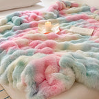 1pc Soft and Cozy Plush Blanket for Travel, Sofa, Bed, and Home Decor - Perfect Gift for Family and Friends