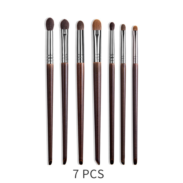 Natural Makeup Brushes Set Eyeshadow Make Up Brush Goat Pi-Mart