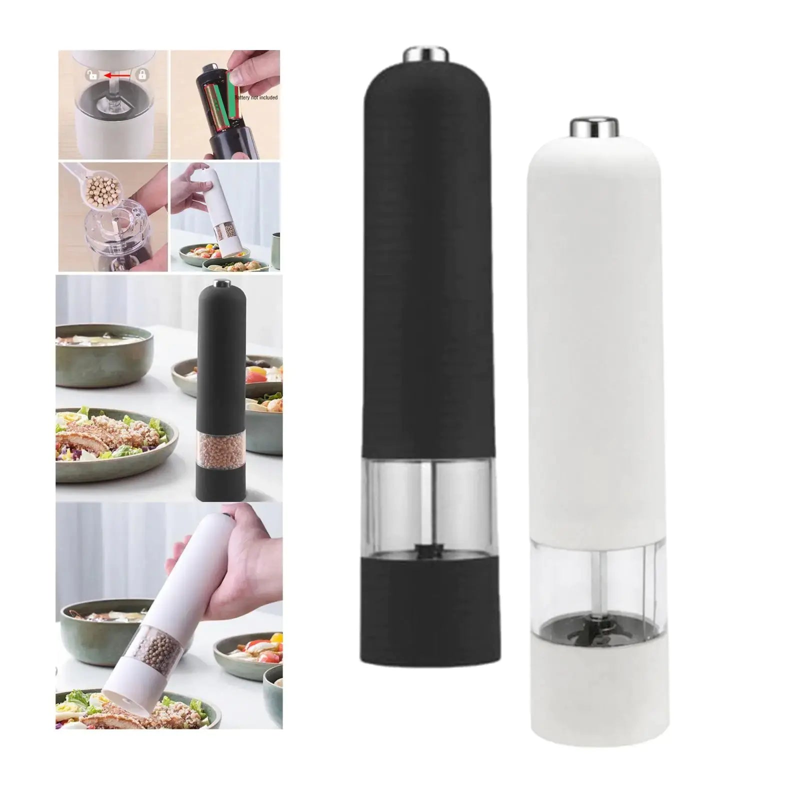Electric Salt–Pepper Grinder Pi-Mart